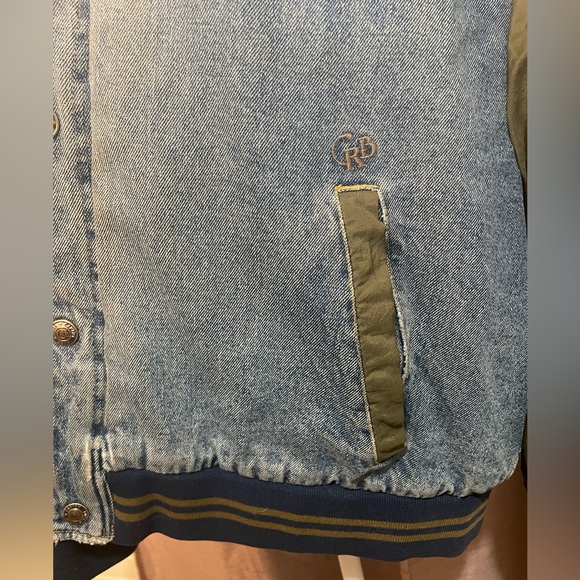 Canyon river blues: vintage denim bomber jacket - Picture 7 of 8